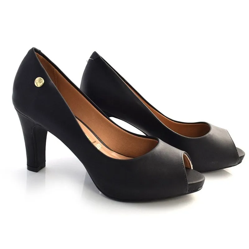 Peep Toe de Salto Alto Vizzano Preto 1840300-7286 35