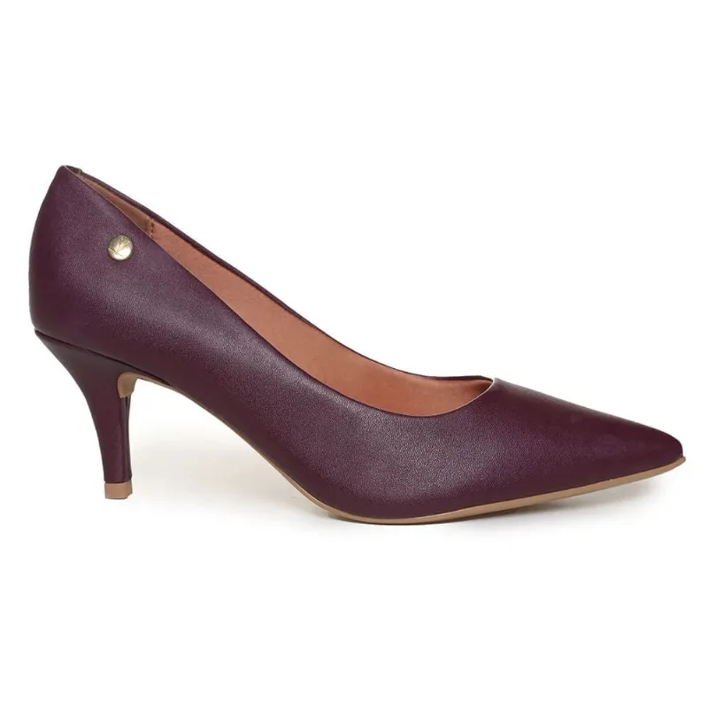 Scarpin Vizzano Clássico Feminino Vinho Vinho - 37