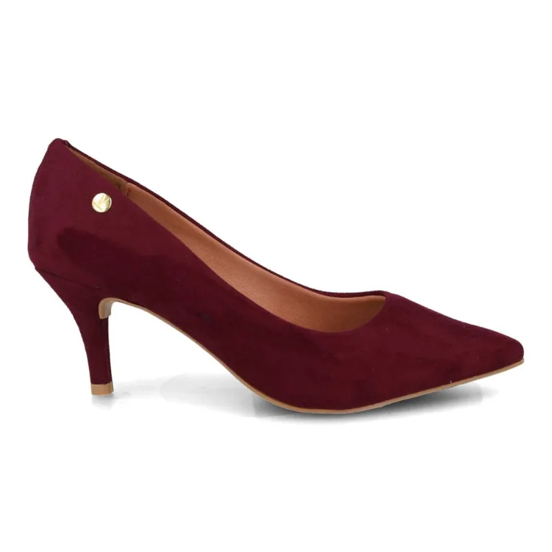 Scarpin Feminino Vizzano Casual Vinho 40