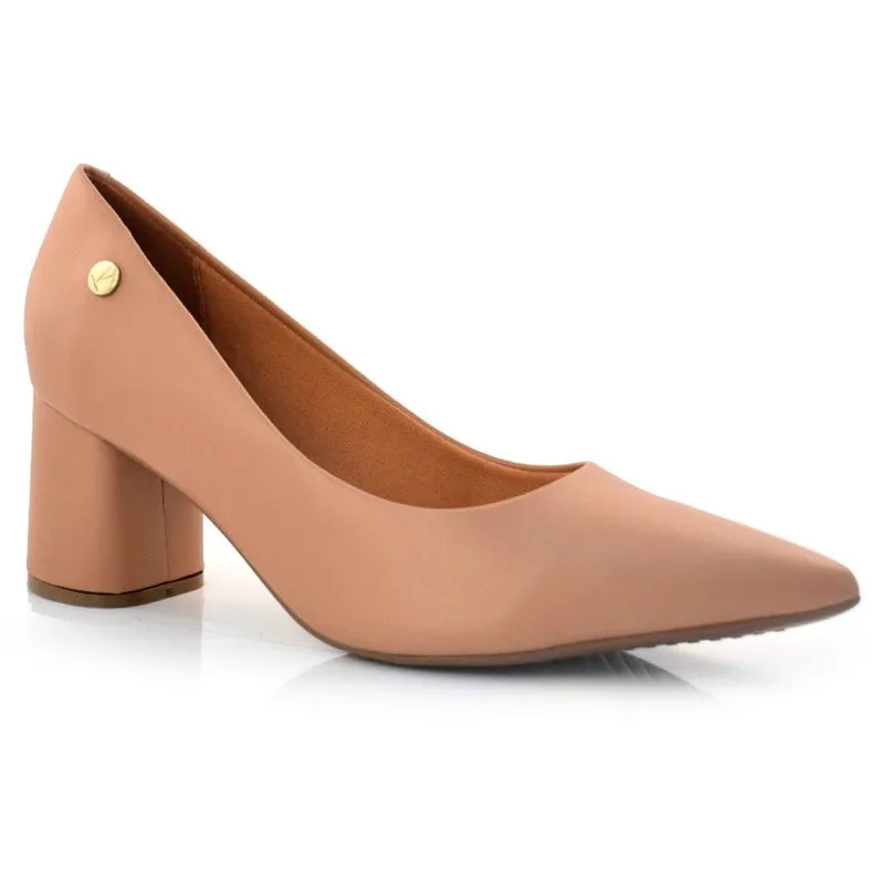 Scarpin Feminino com Salto Bloco Vizzano Marrom 1342100-7286 39