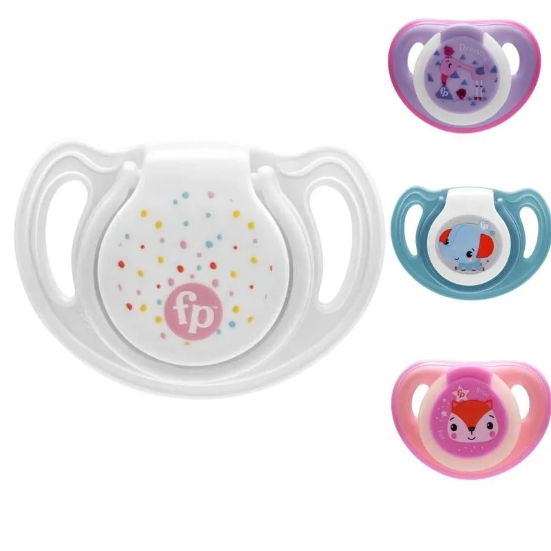 Chupeta Fisher-price Branca Com Estojo Esterilizador