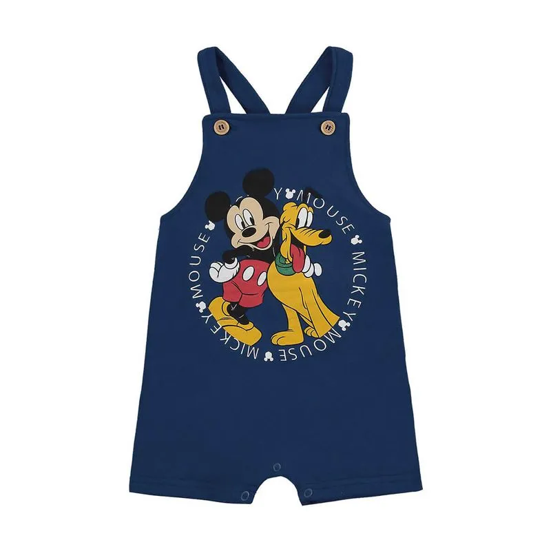 Jardineira Bebê Menino Mickey