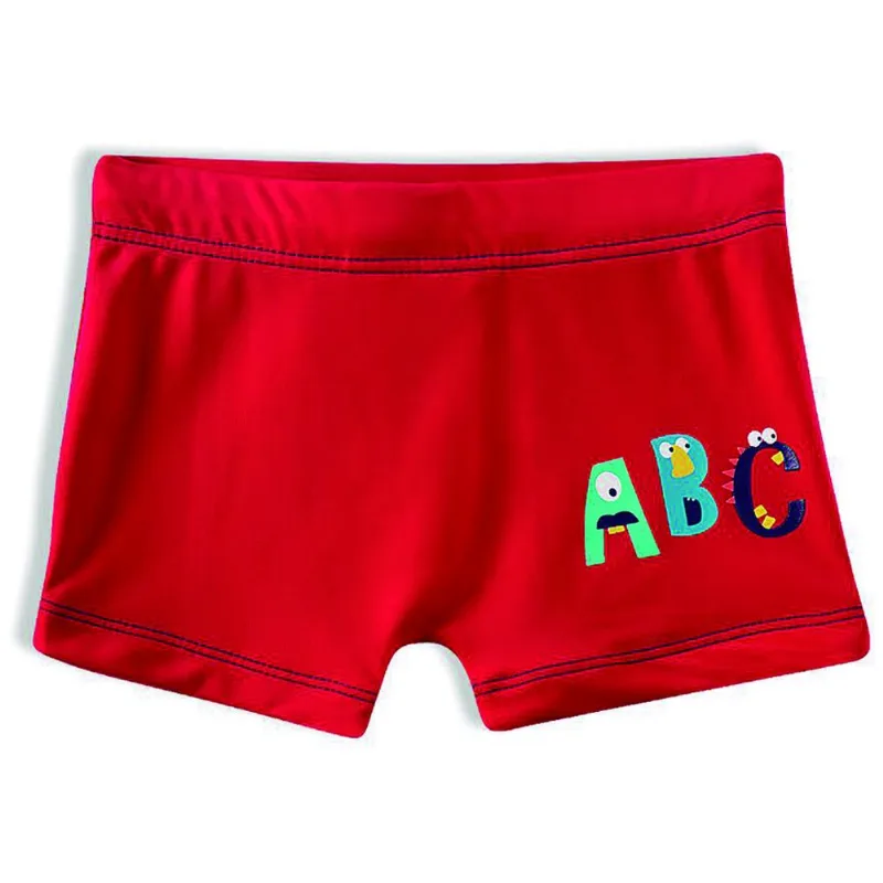 Shorts Praia Bebe ABC Tip Top Vermelho V21 1395124 - Vermelho - 6-12M
