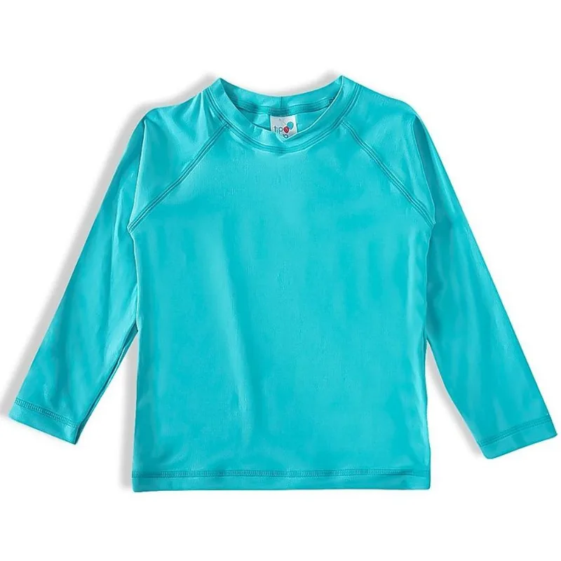 Camiseta Praia Manga Longa Tip Top Proteção Uv50+ 3725171 - Azul Turquesa - 08