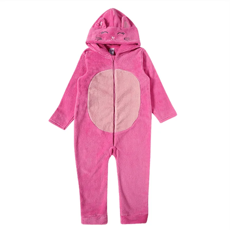 Macacao Kids Gatinha Pink Tip Top