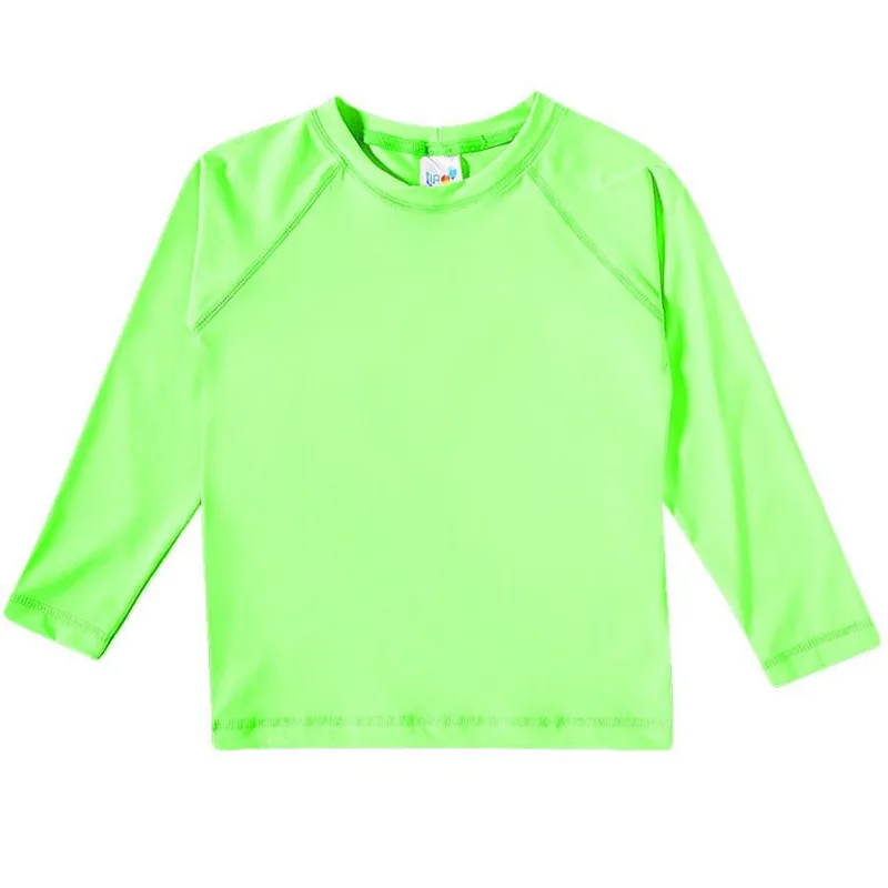 Camiseta Praia Manga Longa Toddler Tip Top Proteção Uv50+ 2725171k - Verde Neon - 1t