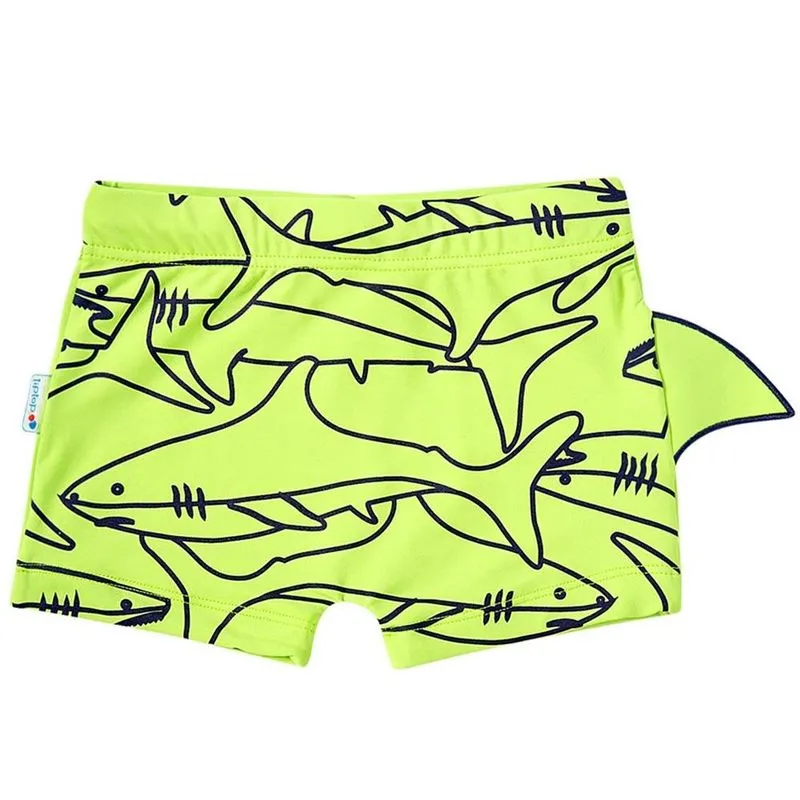 Sunga Boxer Praia Kids Tip Top Verde Neon 3395178