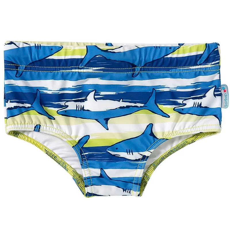 Sunga Tradicional Kids Tip Top Shark Verde Neon 3236364 - 06