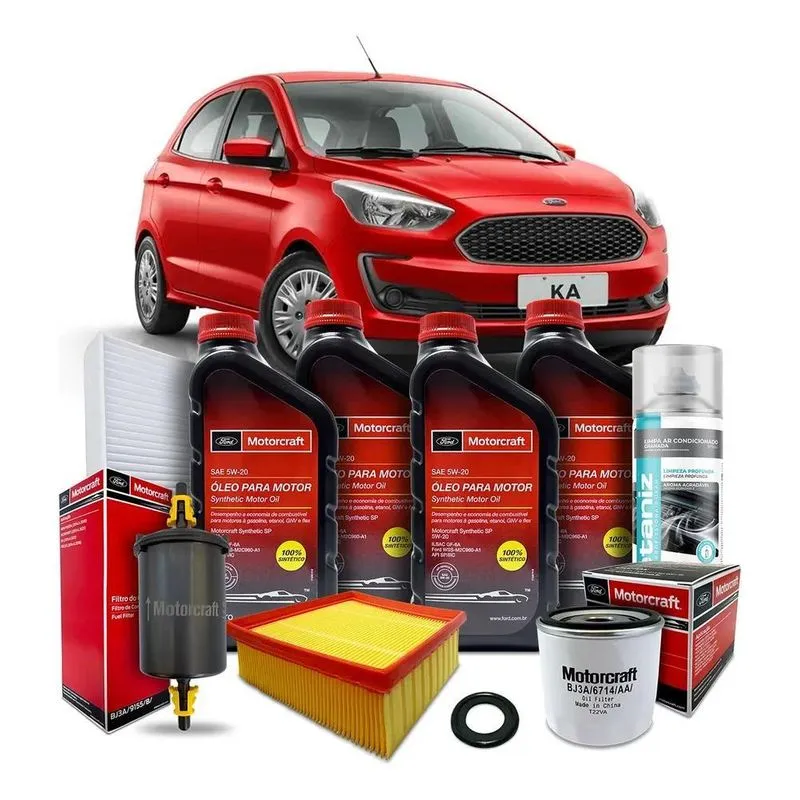 Kit Revisão Motorcraft 5w20 Ford Ka 1.0 1.5 2021