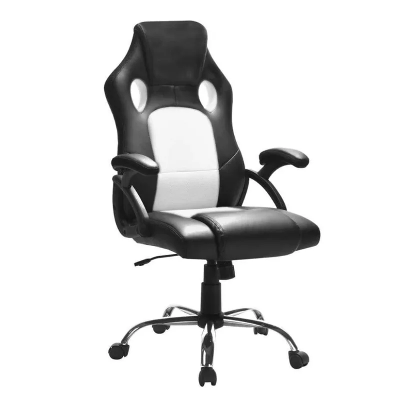 Cadeira Gamer Ragnarok Preta e Branca