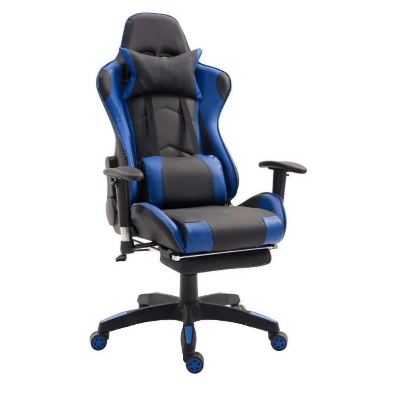 Cadeira Gamer T One Preta e Azul