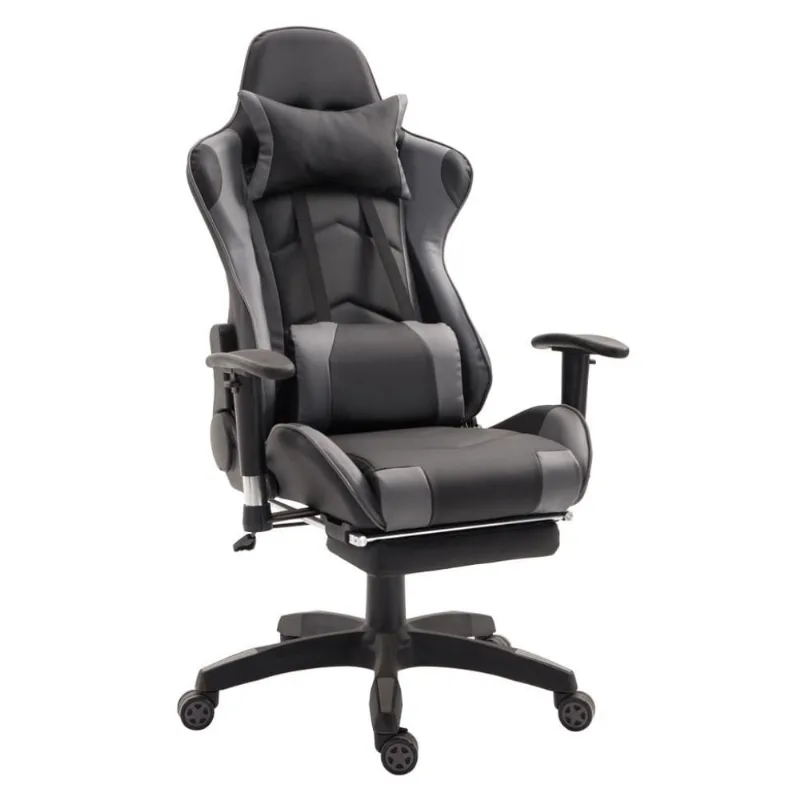 Cadeira Gamer T One Preta e Cinza