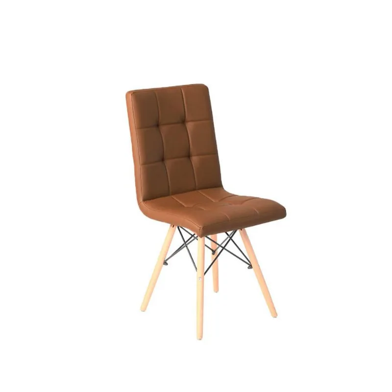 Conjunto com 2 Cadeiras Fitz Eiffel Marrom Whisky - Mobly