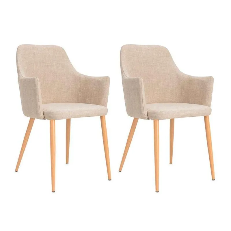 Conjunto com 2 Poltronas Stardust Bege