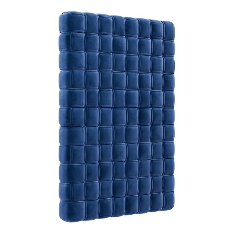 Cabeceira Solteiro Bill Velosuede Azul Marinho