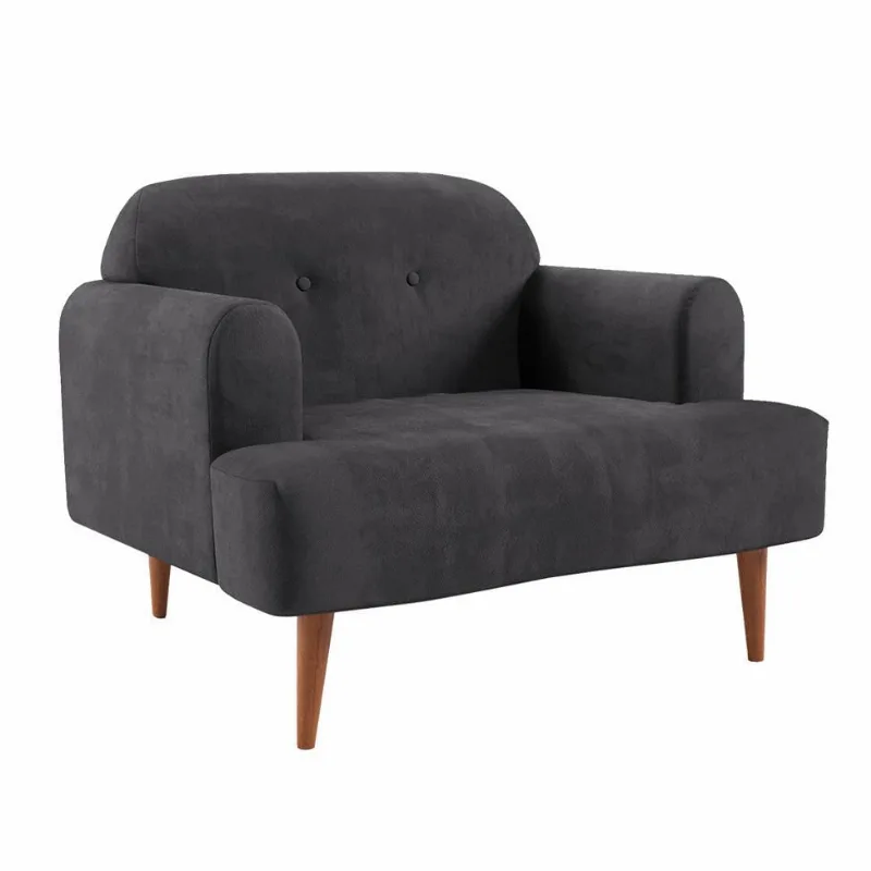 Poltrona Kiev Velosuede Grafite