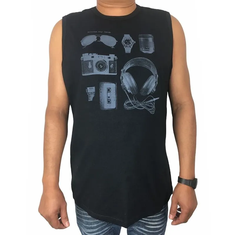 Regata Plus Size Masculina Estampada 1000075050 Malwee Wee