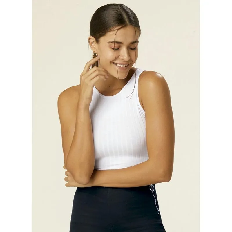 Blusa Regata Feminina Stretch Canelada Malwee
