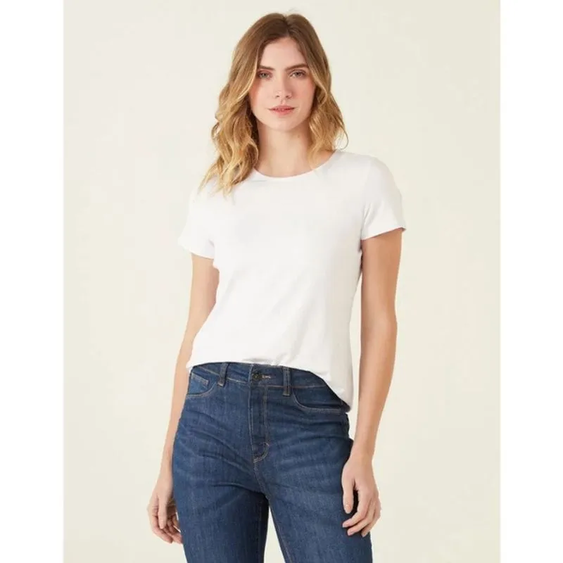 Blusa Manga Curta Feminina Viscose Stretch Malwee