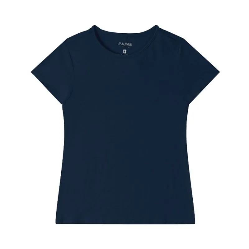 Blusa Manga Curta Feminina Viscose Stretch Malwee