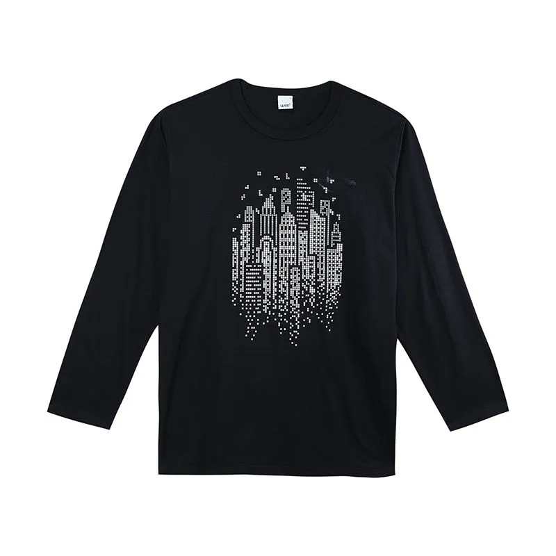 Camiseta Plus Size Masculina Meia Estação Com Estampa Frontal P/XGG - 1000078636-PRETO-GG