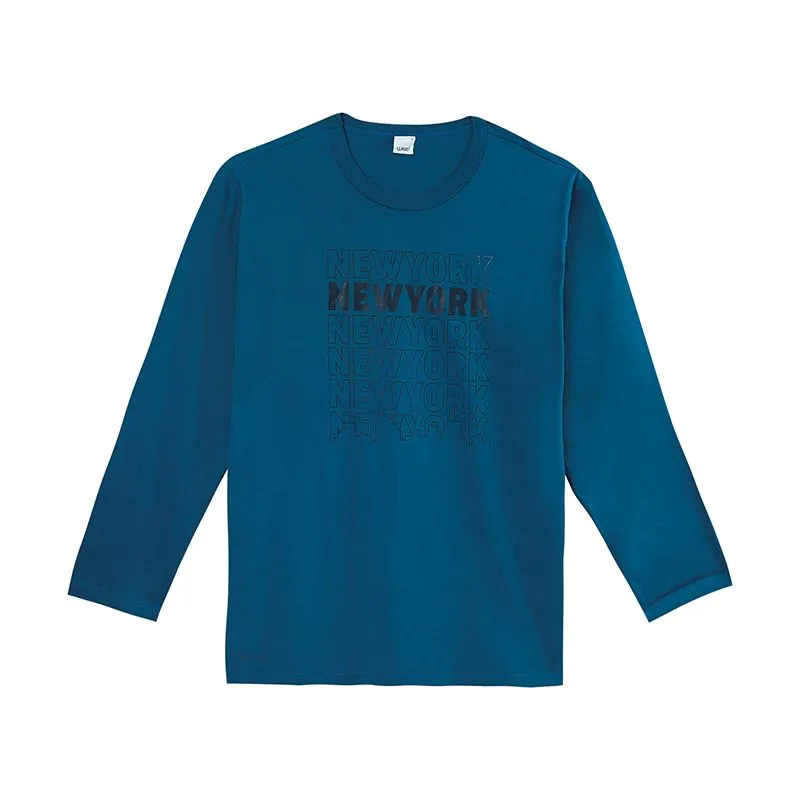 Camiseta Plus Size Masculina Meia Estação Com Estampa Frontal P/XGG - 1000078636-AZUL PETROLEO-P