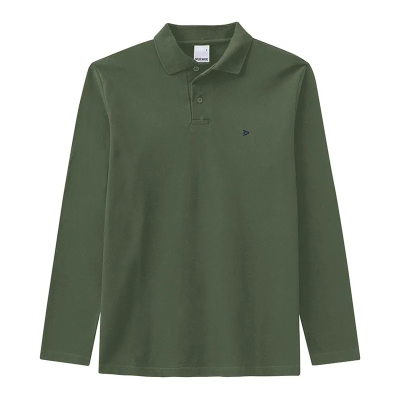 Polo Adulto Masculina Meia Estação Com Estampa Delicada P/GG - 1000006690-VERDE MILITAR-P