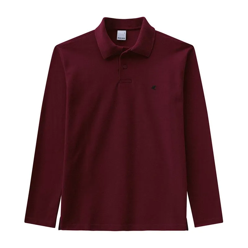 Polo Adulto Masculina Meia Estação Com Estampa Delicada P/GG - 1000006690-BORDO-P