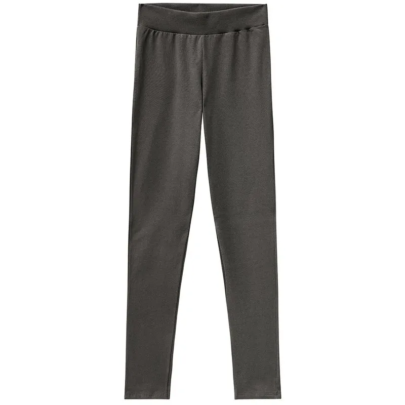 Calça Moletom Flanelado Adulto Feminino Básica em Cores P/XGG - 1000026303-CINZA-XGG
