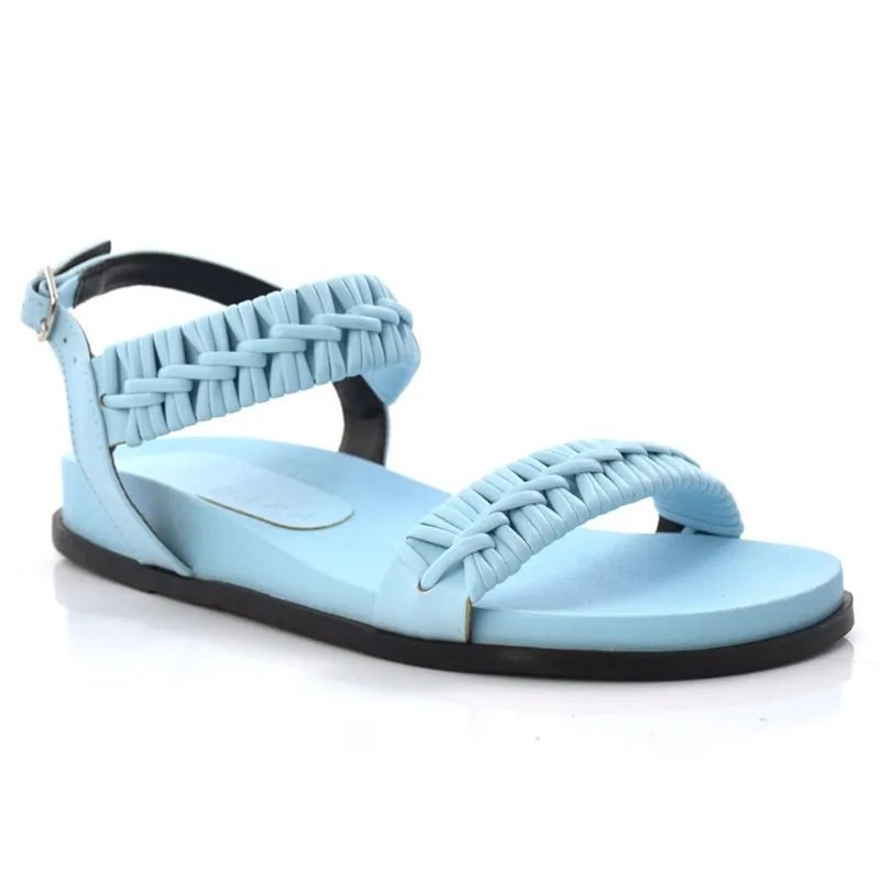 Sandália Birk Feminina Suzzara Azul 3877-70095 34