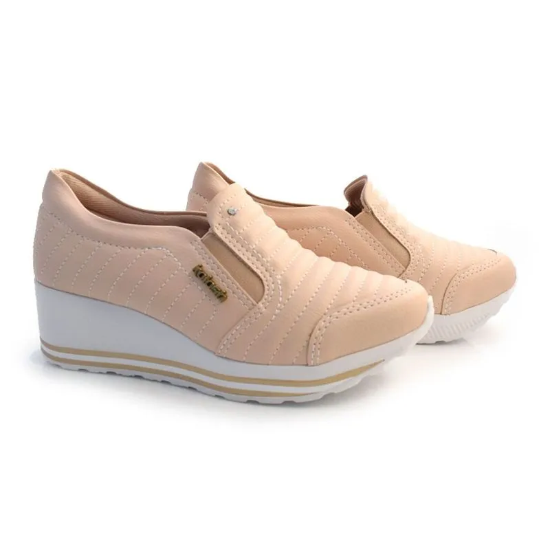 Tênis Anabela Feminino Kolosh Rosa C1411 36