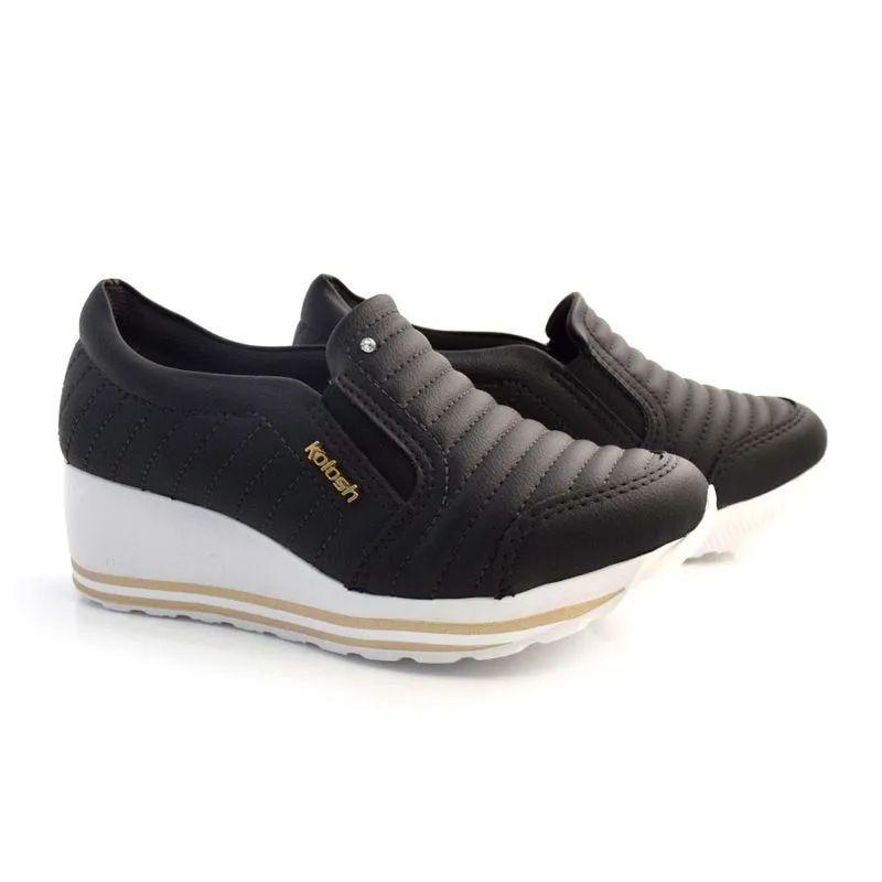 Tênis Anabela Feminino Kolosh Preto C1411 35