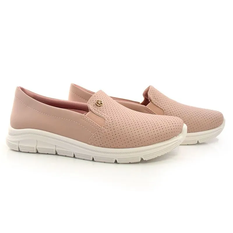 Tênis Kolosh Slip On Verde Rosa K7007 37