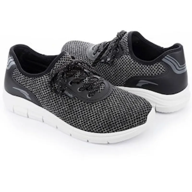 Tênis Masculino Cubos Esportivo Kolosh – Preto/Cinza