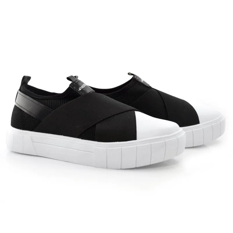 Tênis Casual Feminino Mississipi Preto Q4104 35