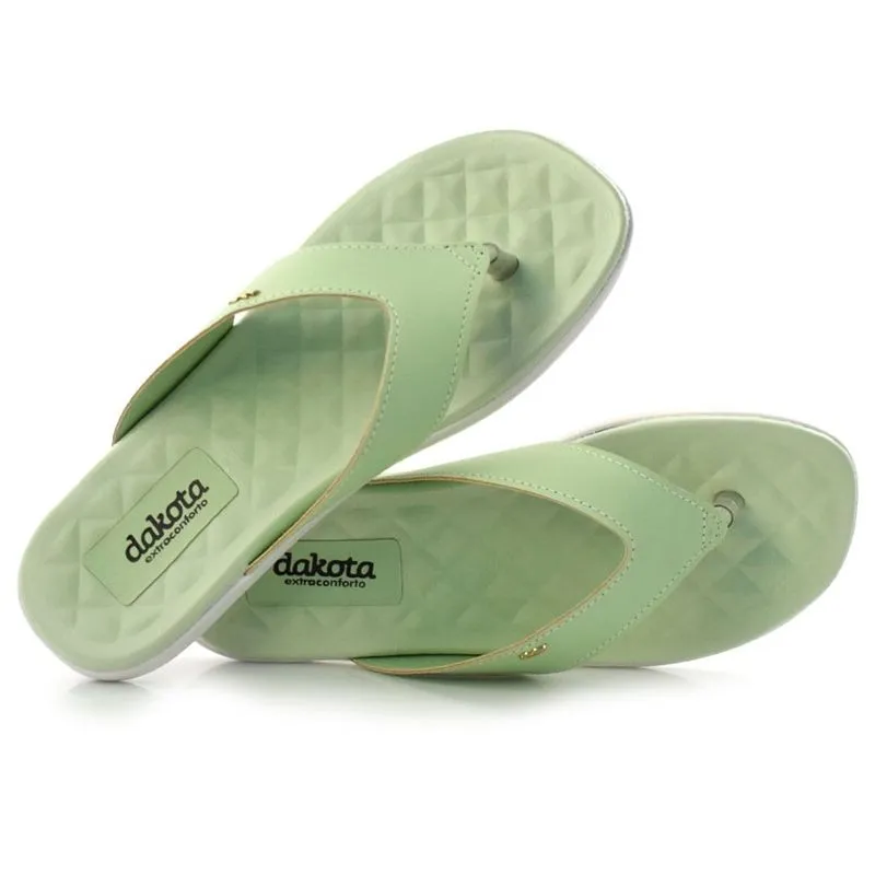 Tamanco Rasteira Feminino Dakota Verde Z8522 38
