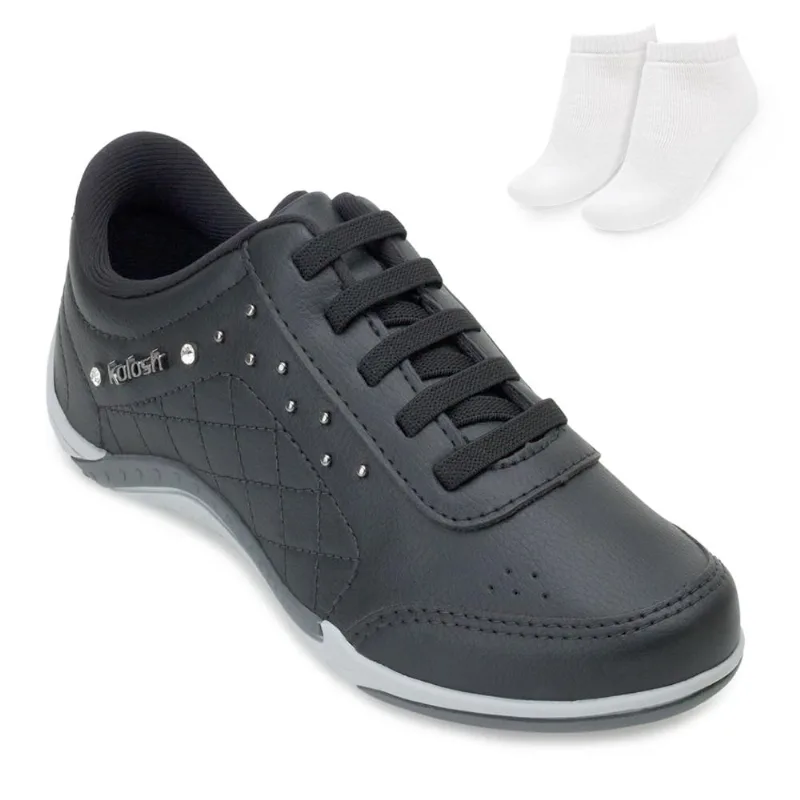 Tênis Kolosh Casual e Meia KL22-C1296 39 / Preto