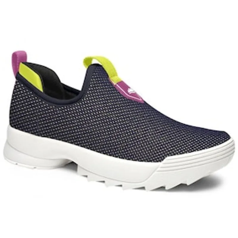 Tênis Feminino Slip On Play Dakota - Azul Marinho/Verde