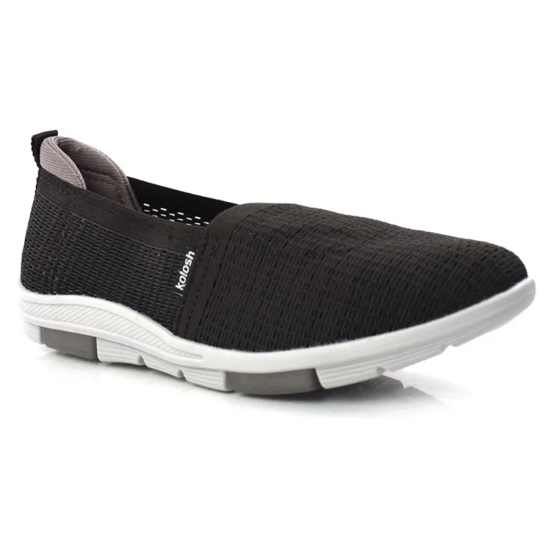 Tênis Casual Feminino de Couro Kolosh Preto C2647 37