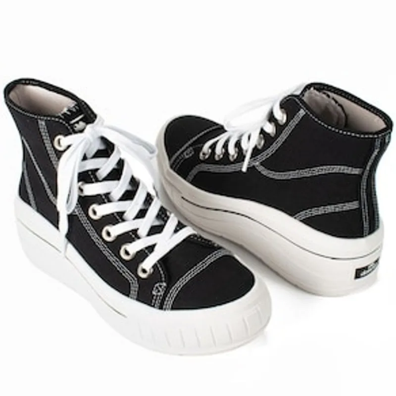 Tênis Feminino Botinha Lona Mov G4341-0001 Dakota - Preto
