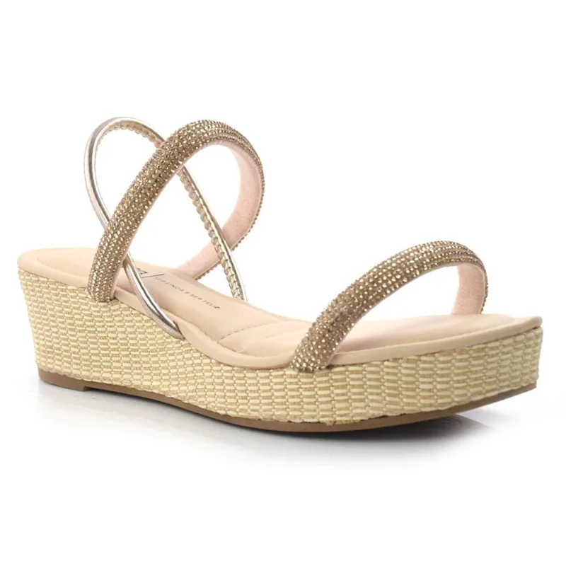 Sandália Feminina Anabela Dakota Rosa Z9352 39