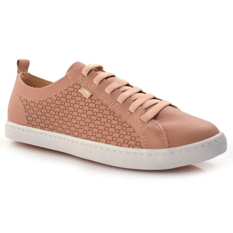 Tênis Feminino Casual de Couro Dakota Rosa G4293 35