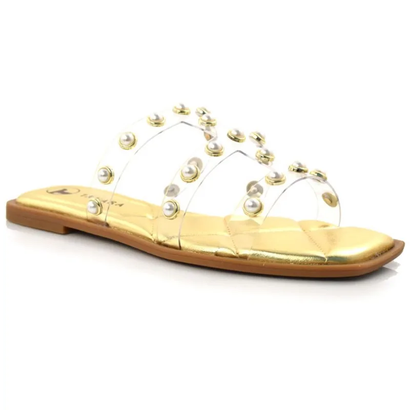 Tamanco Rasteira Feminino Tanara Amarelo T5881 39