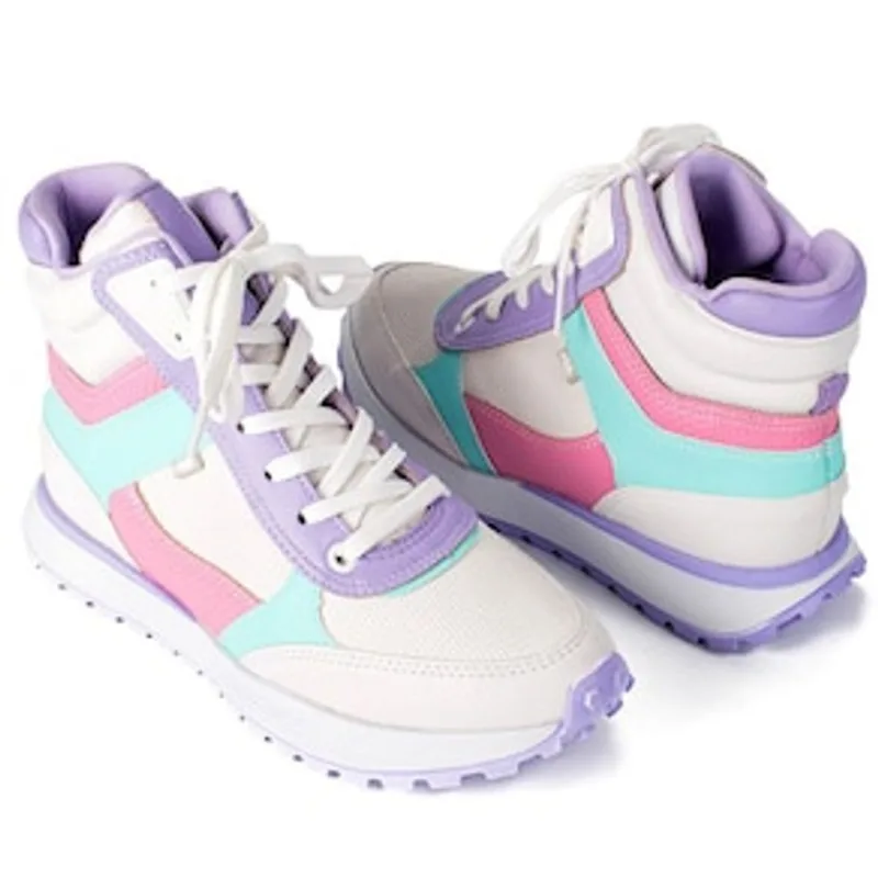 Tênis Feminino Manila G4362-0005 Dakota - Branco/Lilás/Rosa Lilás 24
