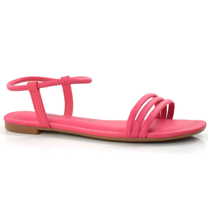 Sandália Rasteira Feminina Dakota Rosa Z9411 37