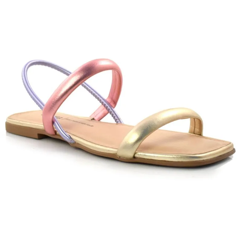 Sandália Rasteira Feminina Dakota Amarelo Z9442 35