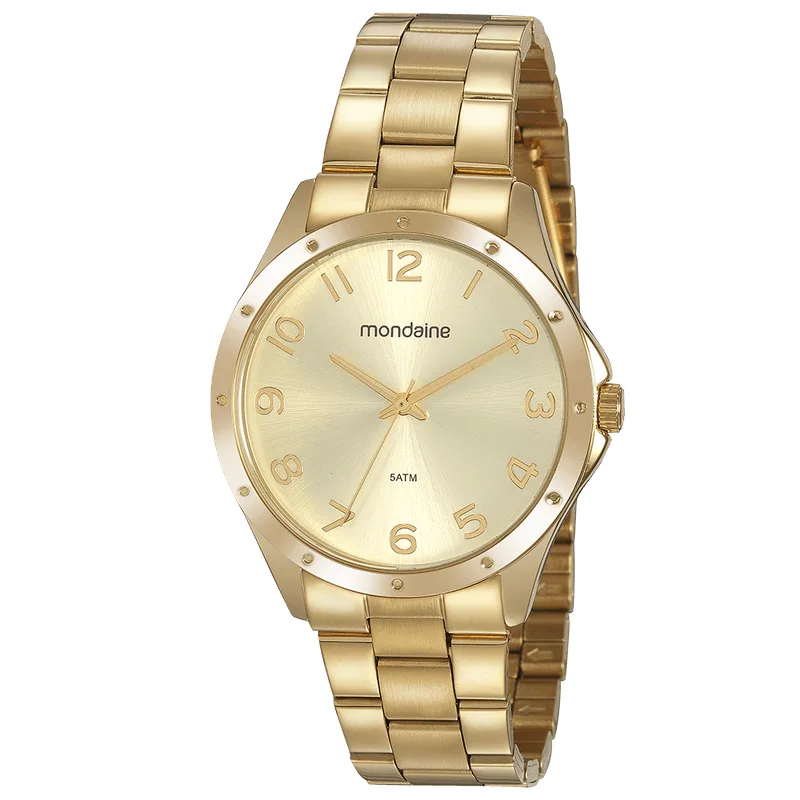 Relógio Feminino Dourado