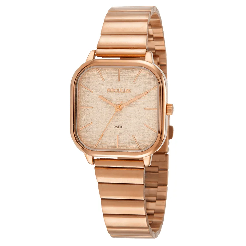 Relógio Feminino Clássico Rose Gold