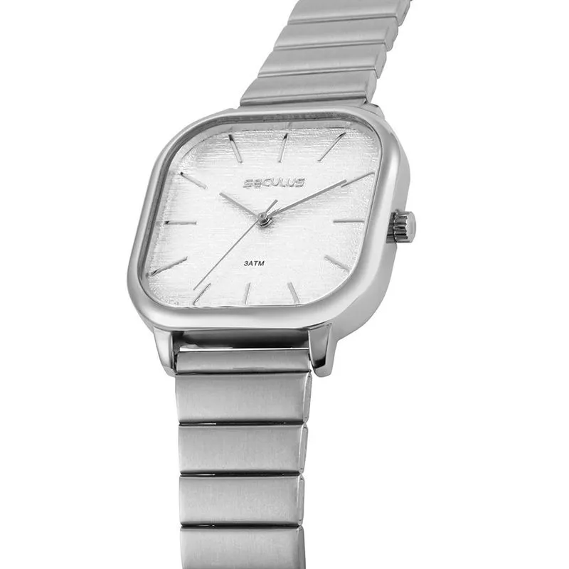 Relogio De Pulso Feminino Prata 77110l0svns3 - Seculus