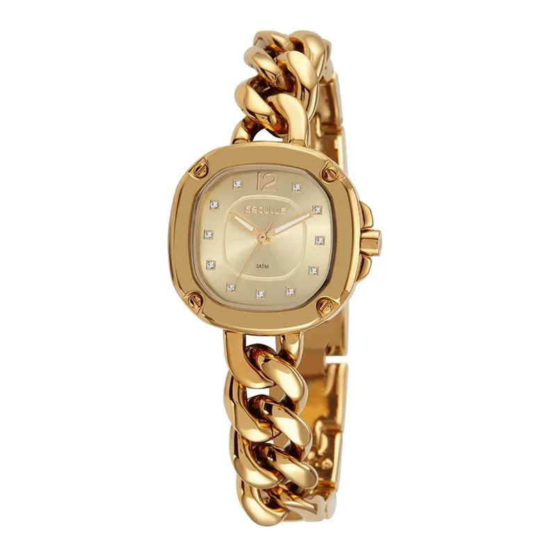 Relogio De Pulso Feminino 77111lpsvdb1 - Seculus